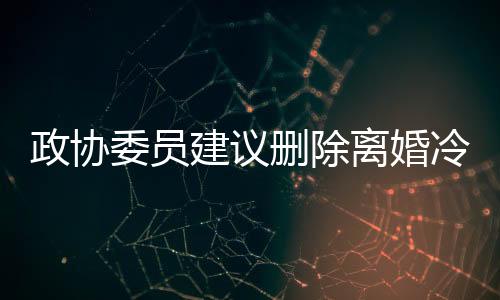 政協(xié)委員建議刪除離婚冷靜期條款，多元觀點(diǎn)下的探討