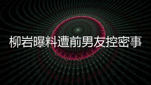 柳巖曝料遭前男友控密事牽連遭黑傳聞！離婚后疑似上演上位大戲？揭秘真相背后的故事。