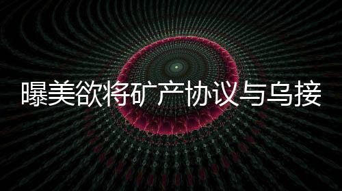 曝美欲將礦產(chǎn)協(xié)議與烏接受?；饞煦^，一場(chǎng)復(fù)雜的國(guó)際博弈