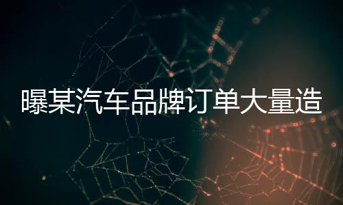 曝某汽車品牌訂單大量造假，深度調(diào)查與揭秘
