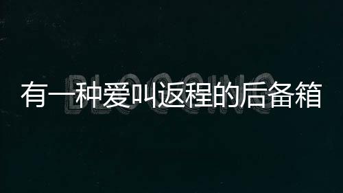 有一種愛(ài)叫返程的后備箱，家的溫情與遠(yuǎn)方的牽掛