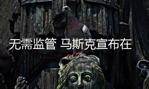 無需監(jiān)管 馬斯克宣布在美推出全新FSD付費服務版本