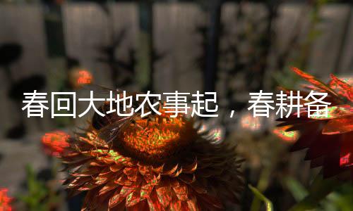 春回大地農(nóng)事起，春耕備耕正當時