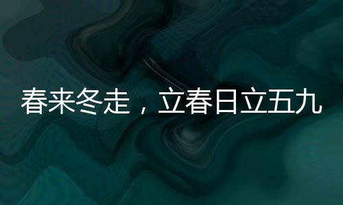 春來冬走，立春日立五九尾之時——探尋正月立春的奧秘與詩意