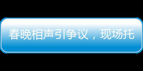 春晚相聲引爭議，現(xiàn)場托兒成疑，藝術(shù)表現(xiàn)與現(xiàn)實距離逐漸模糊？