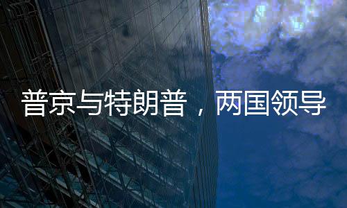 普京與特朗普，兩國領導人的重要會談及其議題解讀