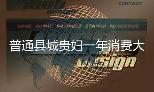 普通縣城貴婦一年消費(fèi)大解密，她的錢包里都發(fā)生了些什么？