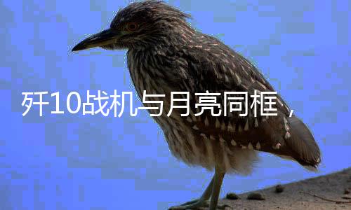 殲10戰(zhàn)機(jī)與月亮同框，空中盛宴閃耀星辰