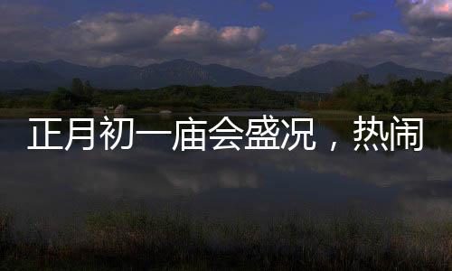 正月初一廟會(huì)盛況，熱鬧非凡的慶?；顒?dòng)