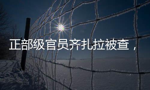 正部級(jí)官員齊扎拉被查，反腐風(fēng)暴下的警示與反思