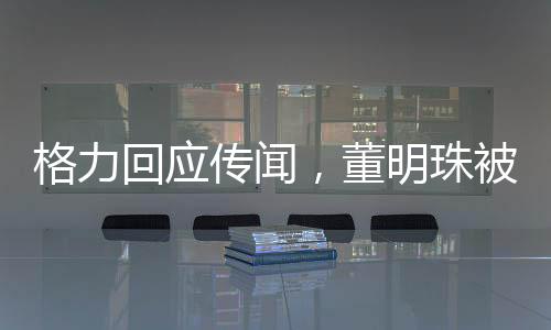 格力回應(yīng)傳聞，董明珠被停職審查系不實(shí)信息，網(wǎng)絡(luò)謠言止于智者