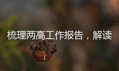 梳理兩高工作報(bào)告，解讀與洞察