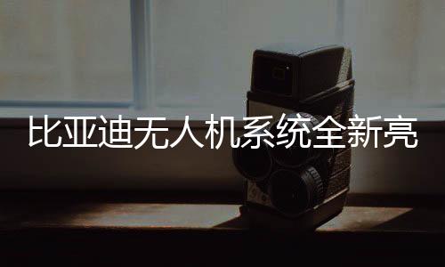 比亞迪無人機(jī)系統(tǒng)全新亮相，優(yōu)質(zhì)選配服務(wù)滿足個(gè)性化需求，價(jià)格僅需16000元起