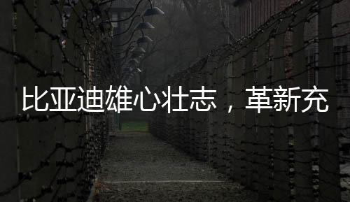 比亞迪雄心壯志，革新充電體驗，以革新電動汽車充電之迅速破除燃油依賴癥