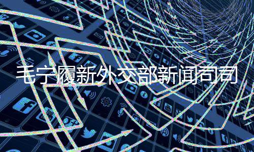 毛寧履新外交部新聞司司長一職，一展風采，二三挑戰(zhàn)，三大機遇，四方贊譽