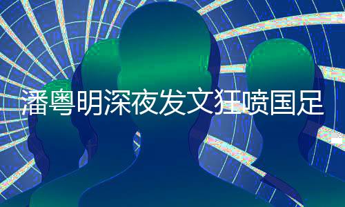 潘粵明深夜發(fā)文狂噴國(guó)足，一場(chǎng)關(guān)于足球與情感的爭(zhēng)議風(fēng)暴