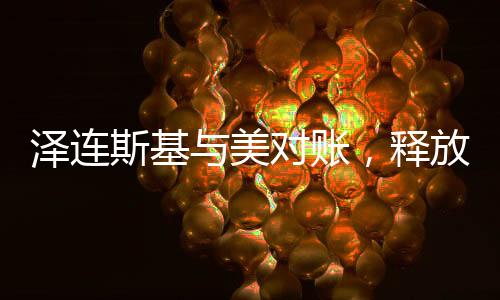 澤連斯基與美對(duì)賬，釋放的戰(zhàn)略信號(hào)深度解讀