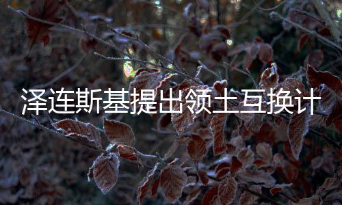 澤連斯基提出領(lǐng)土互換計(jì)劃，俄烏和平構(gòu)想引關(guān)注