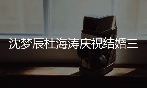 沈夢辰杜海濤慶祝結(jié)婚三周年，愛情長跑終于修成正果，婚姻生活幸福美滿