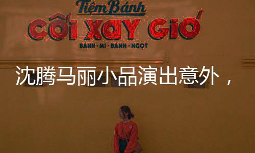 沈騰馬麗小品演出意外，戛然而止的背后原因揭秘