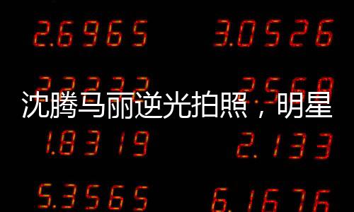 沈騰馬麗逆光拍照，明星的別樣風(fēng)采