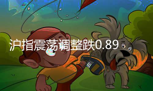 滬指震蕩調整跌0.89%，逾4200股下跌，股市行情出現(xiàn)波動