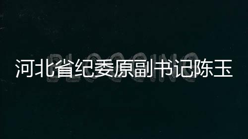 河北省紀委原副書記陳玉祥受賄案開庭