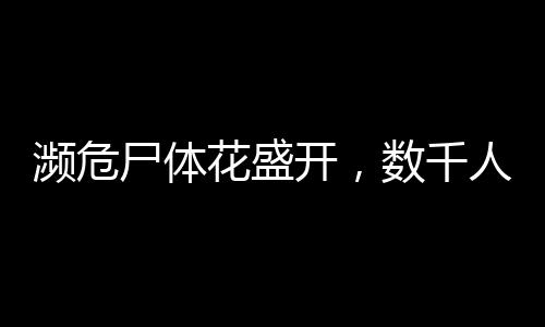 瀕危尸體花盛開，數(shù)千人排隊(duì)參觀——背后的故事引人深思