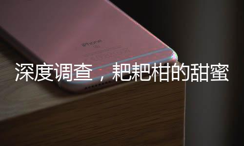 深度調(diào)查，耙耙柑的甜蜜背后是否存在退酸劑的使用？