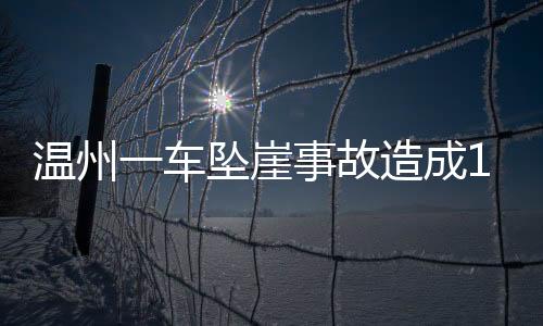 溫州一車墜崖事故造成1死4傷慘劇