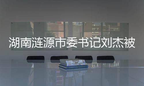 湖南漣源市委書(shū)記劉杰被查，一場(chǎng)關(guān)乎廉政與責(zé)任的風(fēng)波