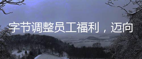 字節(jié)調(diào)整員工福利，邁向更優(yōu)質(zhì)人才吸引力的全面升級