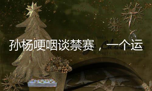孫楊哽咽談禁賽，一個運動員的困境與挑戰(zhàn)