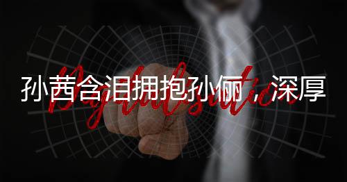 孫茜含淚擁抱孫儷，深厚友情背后的感人瞬間