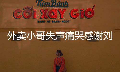 外賣小哥失聲痛哭感謝劉強(qiáng)東——背后的故事引發(fā)社會(huì)關(guān)注
