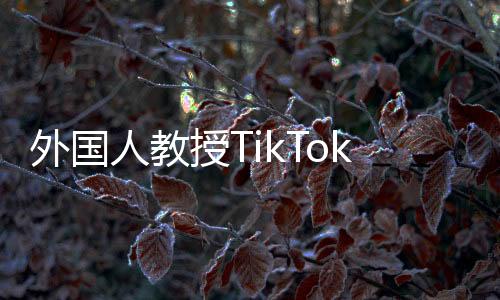 外國人教授TikTok難民中國網(wǎng)絡語言