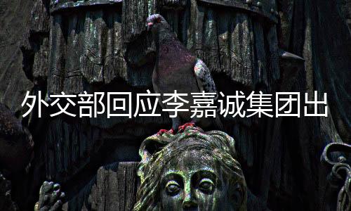 外交部回應李嘉誠集團出售海外港口事件