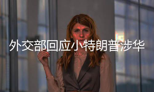 外交部回應(yīng)小特朗普涉華言論，展現(xiàn)堅(jiān)定立場(chǎng)與建設(shè)性態(tài)度