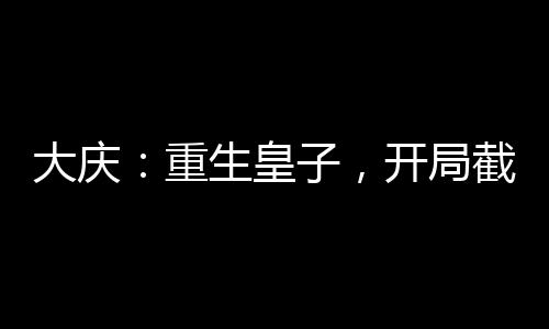 大慶：重生皇子，開局截胡司理理