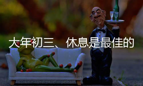 大年初三、休息是最佳的選讀