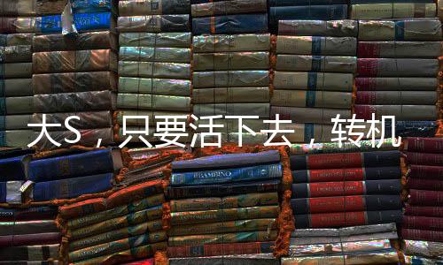 大S，只要活下去，轉(zhuǎn)機一定存在