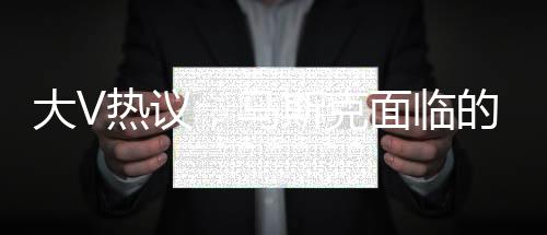 大V熱議，馬斯克面臨的挑戰(zhàn)越來越嚴(yán)峻