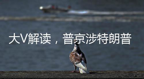 大V解讀，普京涉特朗普言論隱含三層深意