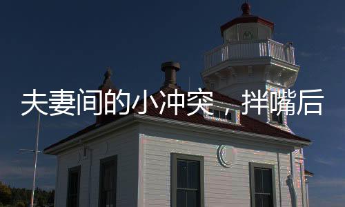 夫妻間的小沖突，拌嘴后的獨特和解方式——丈夫直接抱走妻子