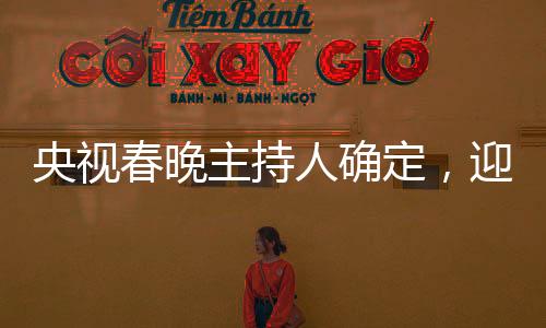 央視春晚主持人確定，迎接新春的星辰璀璨