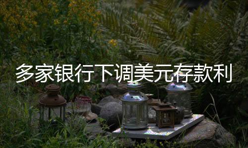 多家銀行下調(diào)美元存款利率，有的“腰斬”，啥原因？