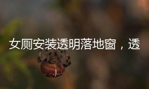 女廁安裝透明落地窗，透視安全與隱私的平衡