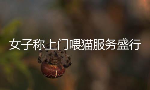 女子稱上門喂貓服務(wù)盛行，一天跑遍20家收費(fèi)110元