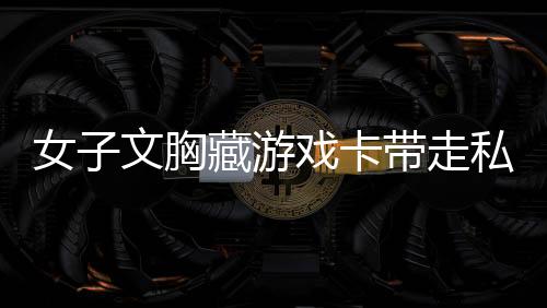女子文胸藏游戲卡帶走私，游戲界的巨大黑幕揭秘（含曝光內(nèi)容）
