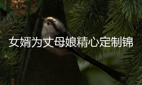 女婿為丈母娘精心定制錦旗，傳遞家庭溫情與孝心